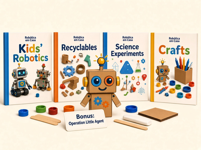 Kids' Robotics, Recyclables, Science Experiments, Crafts. Bonus: Operation Little Agent