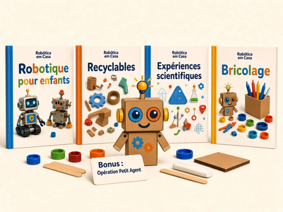 Robotique pour enfants, Recyclables, Expériences scientifiques, Bricolage. Bonus : Opération Petit Agent