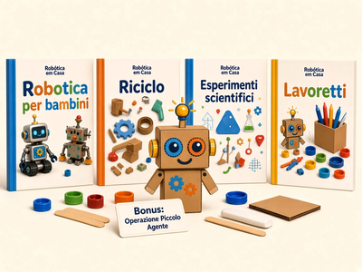 Robotica per bambini, Riciclo, Esperimenti scientifici, Lavoretti. Bonus: Operazione Piccolo Agente